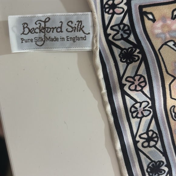 100% Silk Paisley Beckford Scarf |  Made in England - Picture 5 of 10